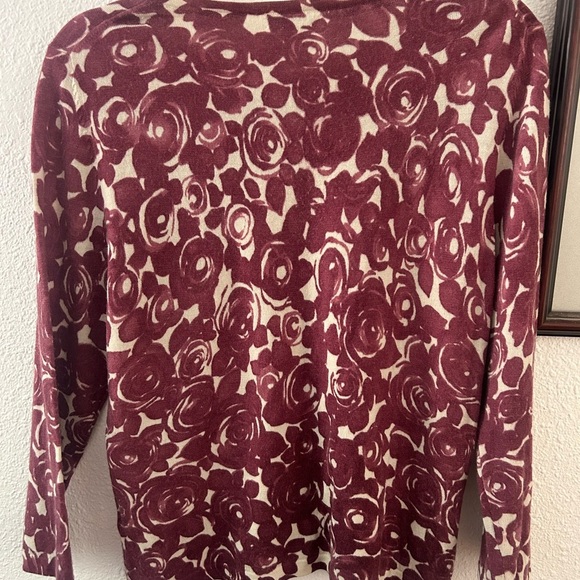 Garnet Hill  100% Merino Wool women’s large cardigan - Picture 5 of 5